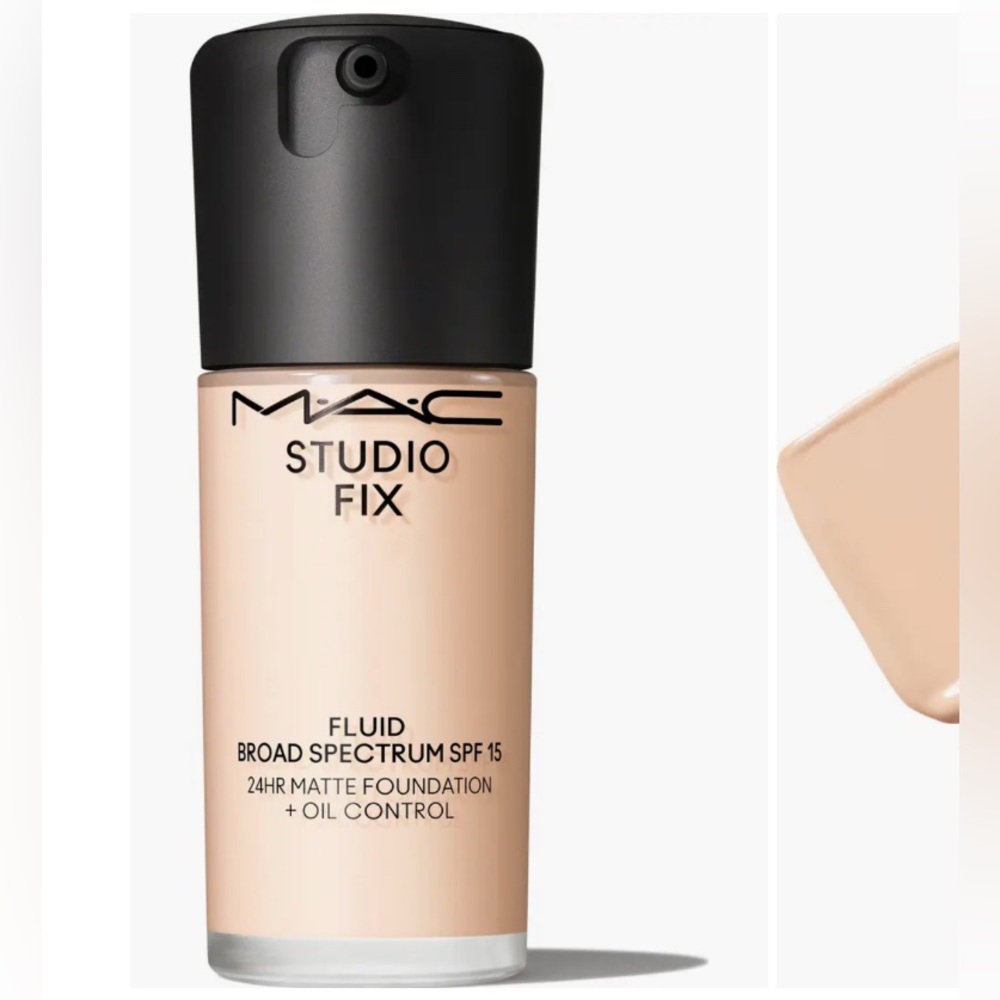 MAC STUDIO FIX FLUID SPF 15 24HR MATTE FOUNDATION + OIL CONTROL NIB